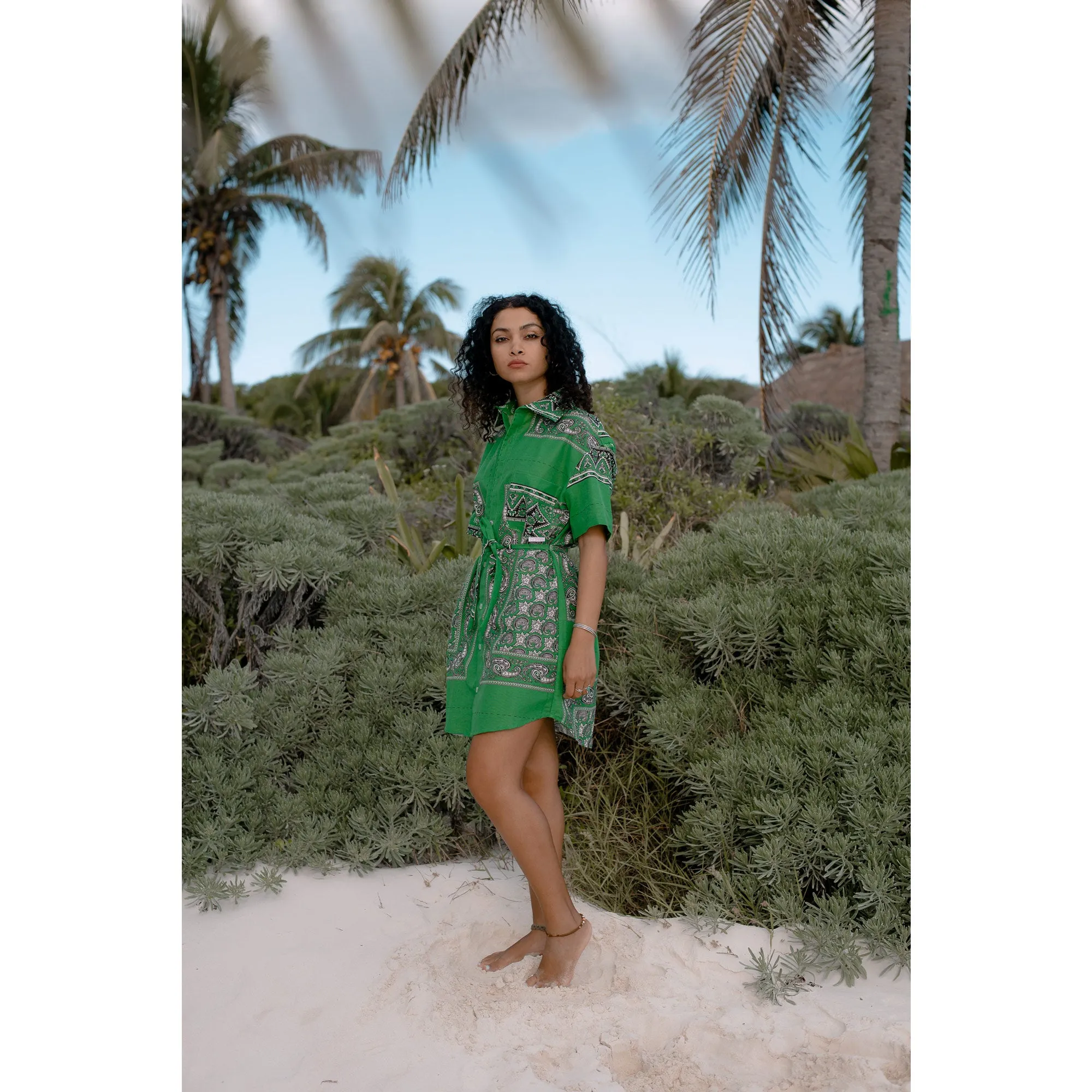 Caribbean Dress - Green