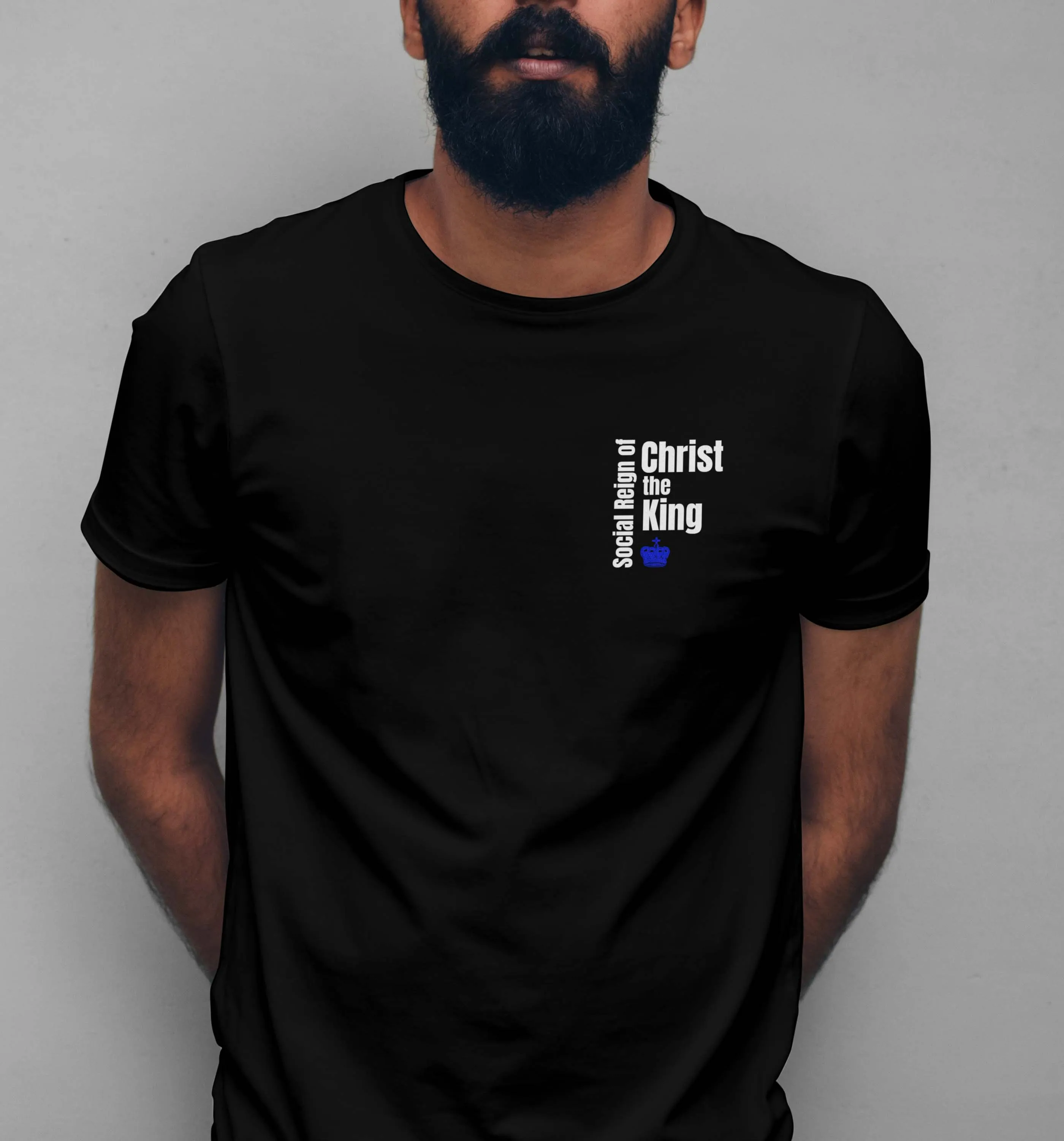 Christ the King Christian Logo Religious men's shirt