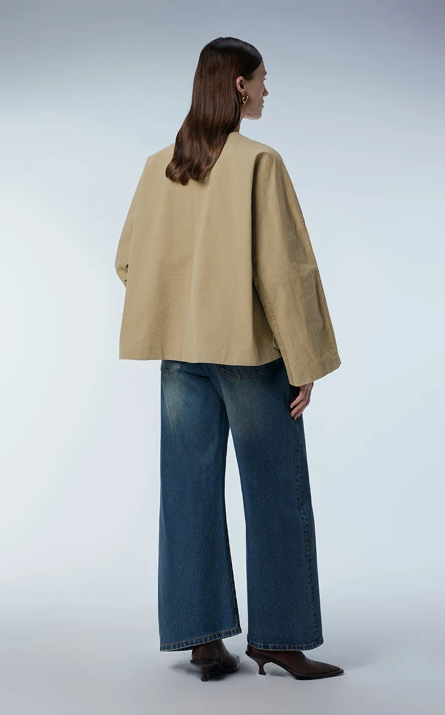 Coat / JNBY Miao-inspired Oversized Cotton Jacket