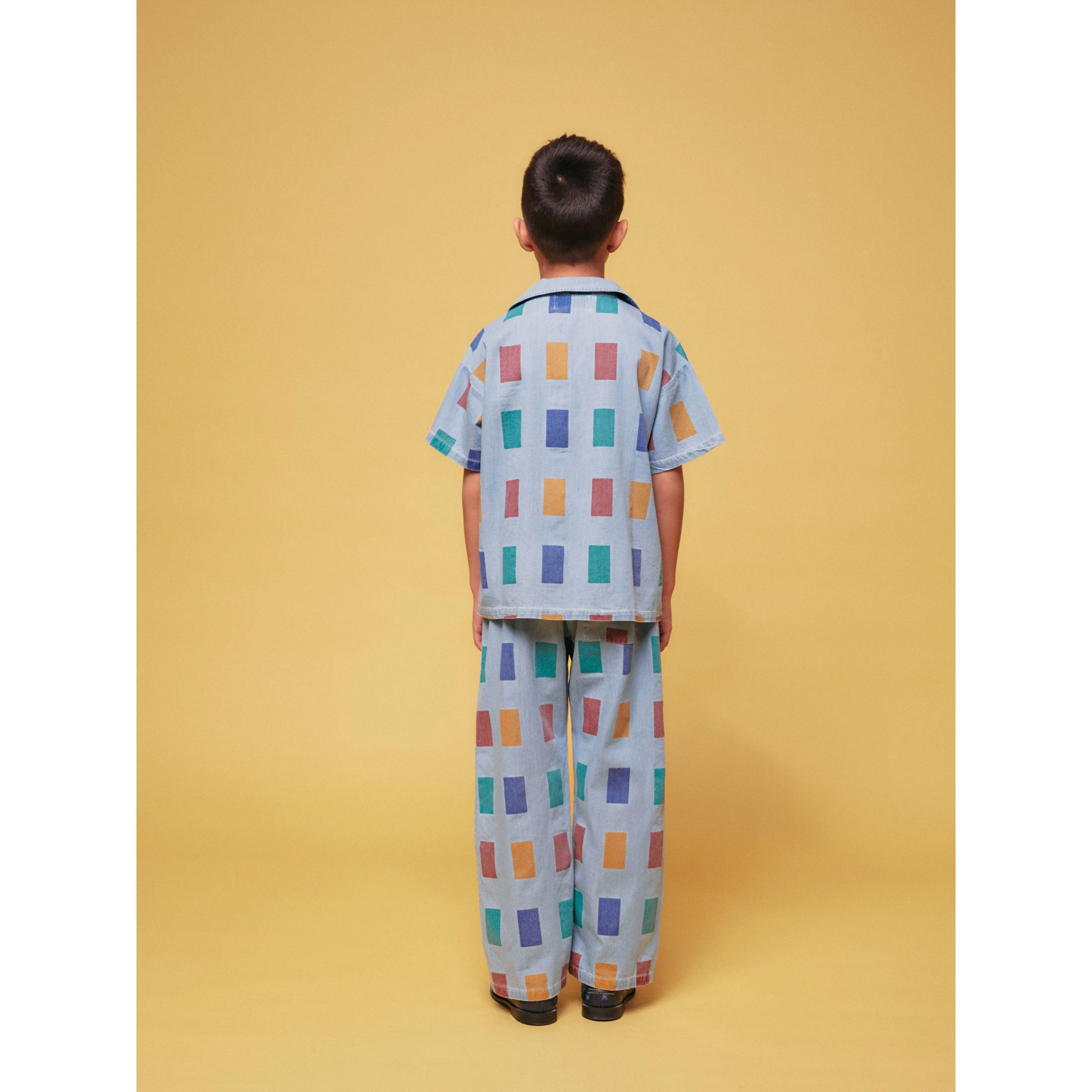 Color Game All Over Light Denim Shirt
