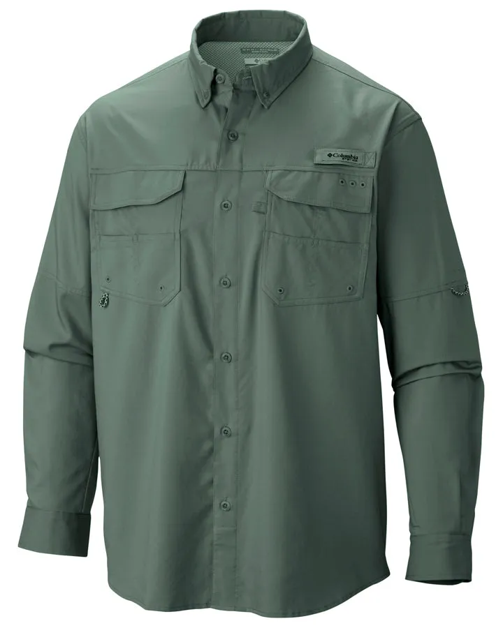 Columbia PFG Blood and Guts III Long Sleeve Mens Shirt Cypress