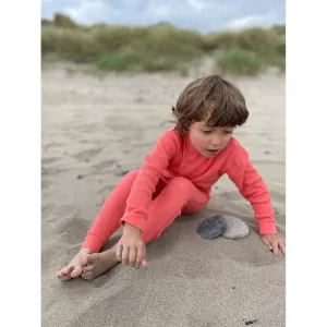 Coral Waffle Set - 2 Left Size 3-4 & 4-5 years