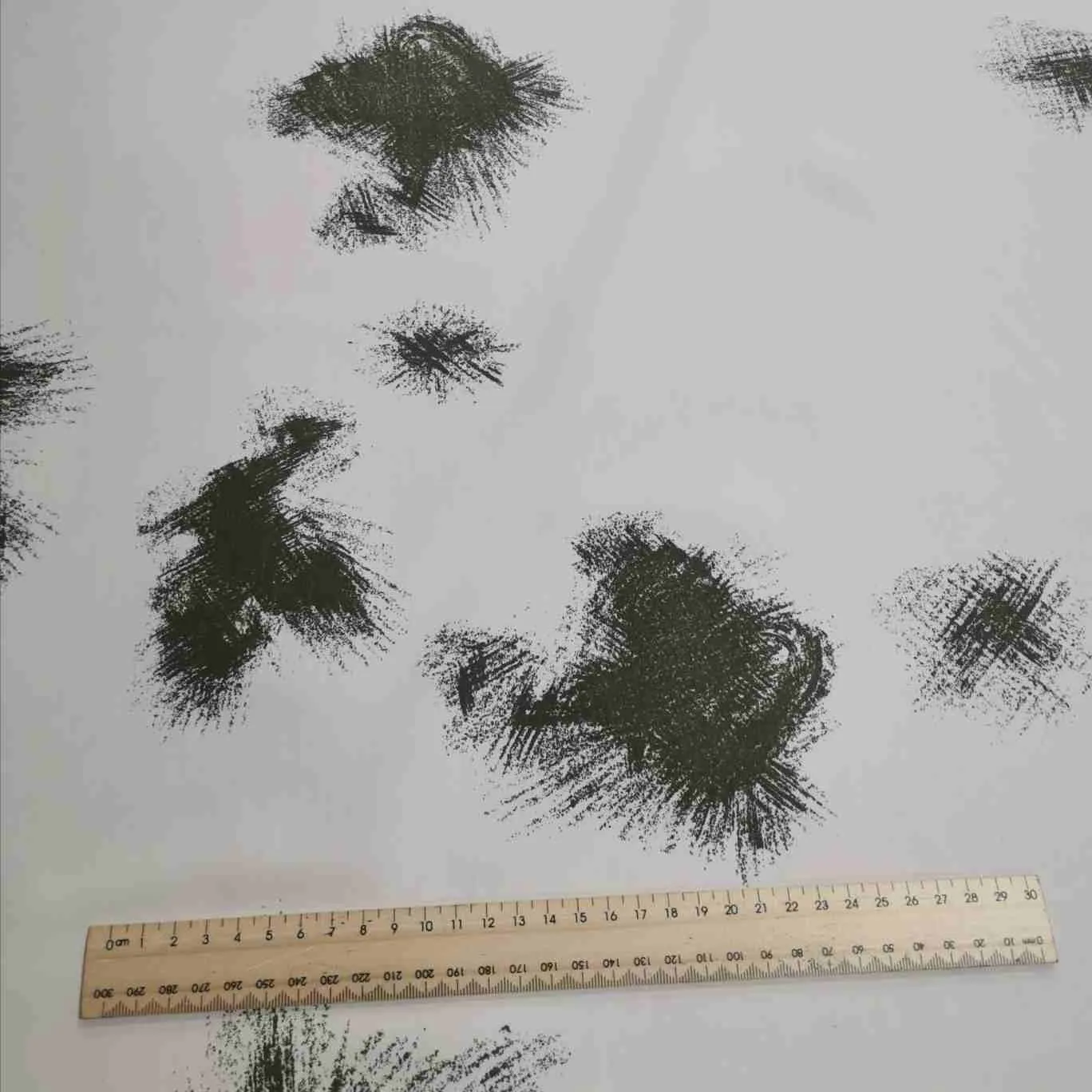 Cotton, Brushstroke in Khaki