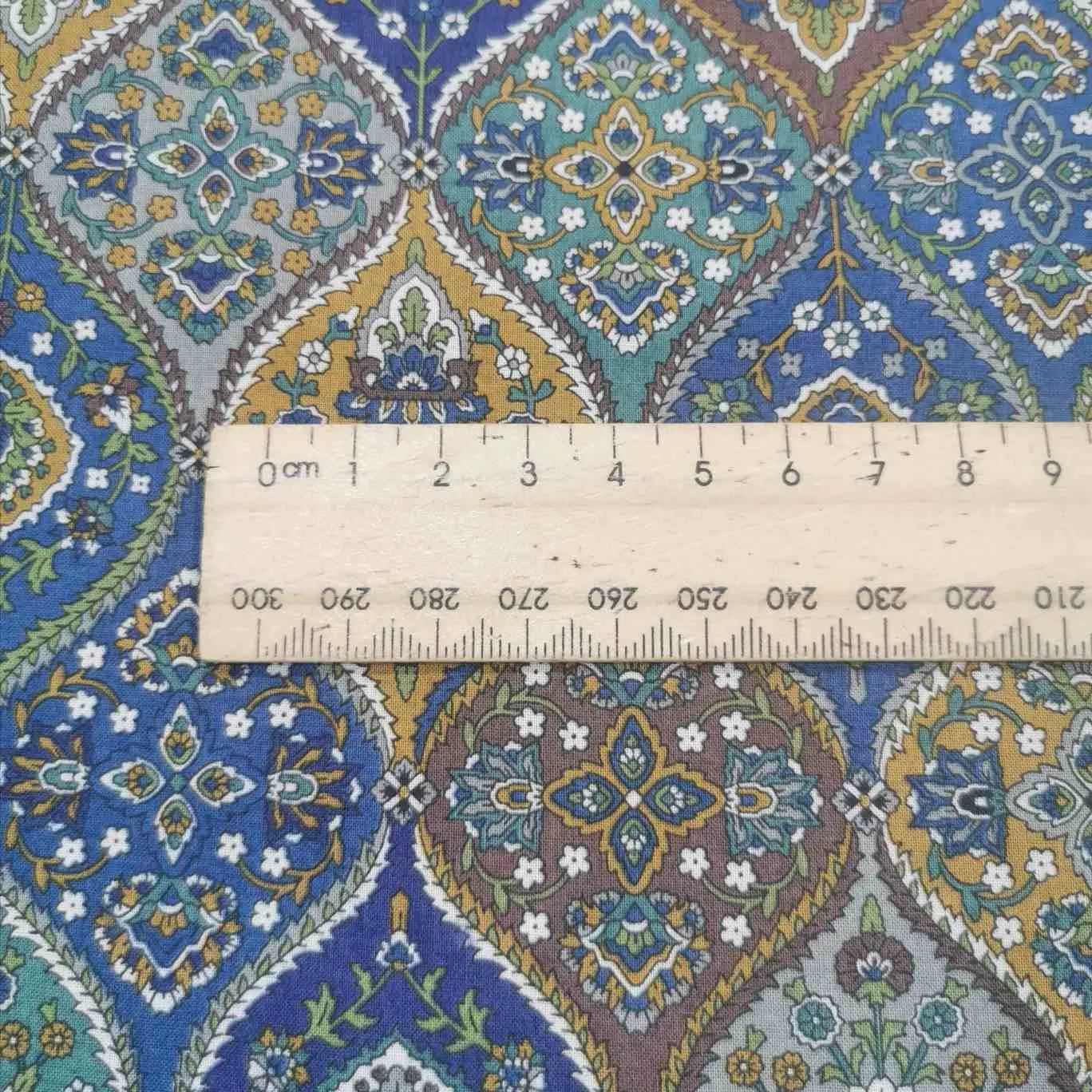 Cotton by Kokka, Ogee in Blue