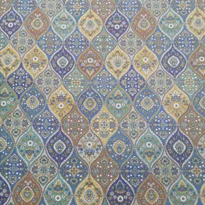 Cotton by Kokka, Ogee in Blue