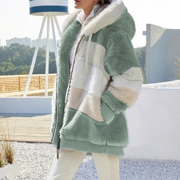CozyChic Oversized Hooded Jacket