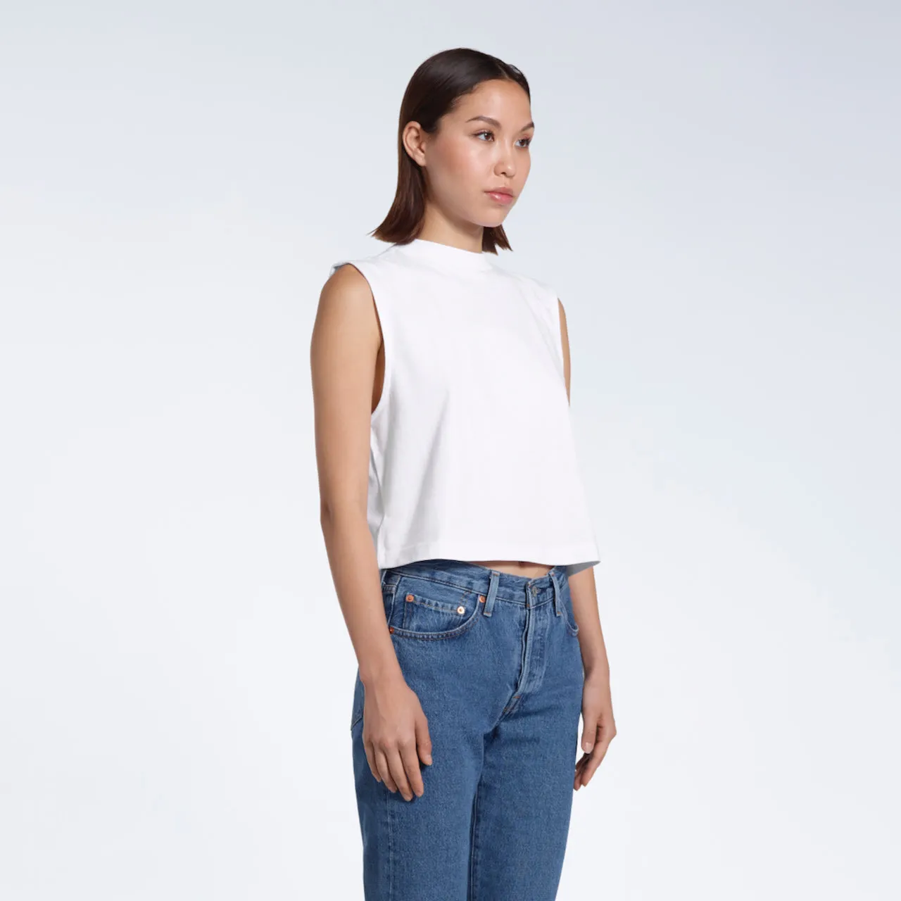Crew Neck Organic Tank Top
