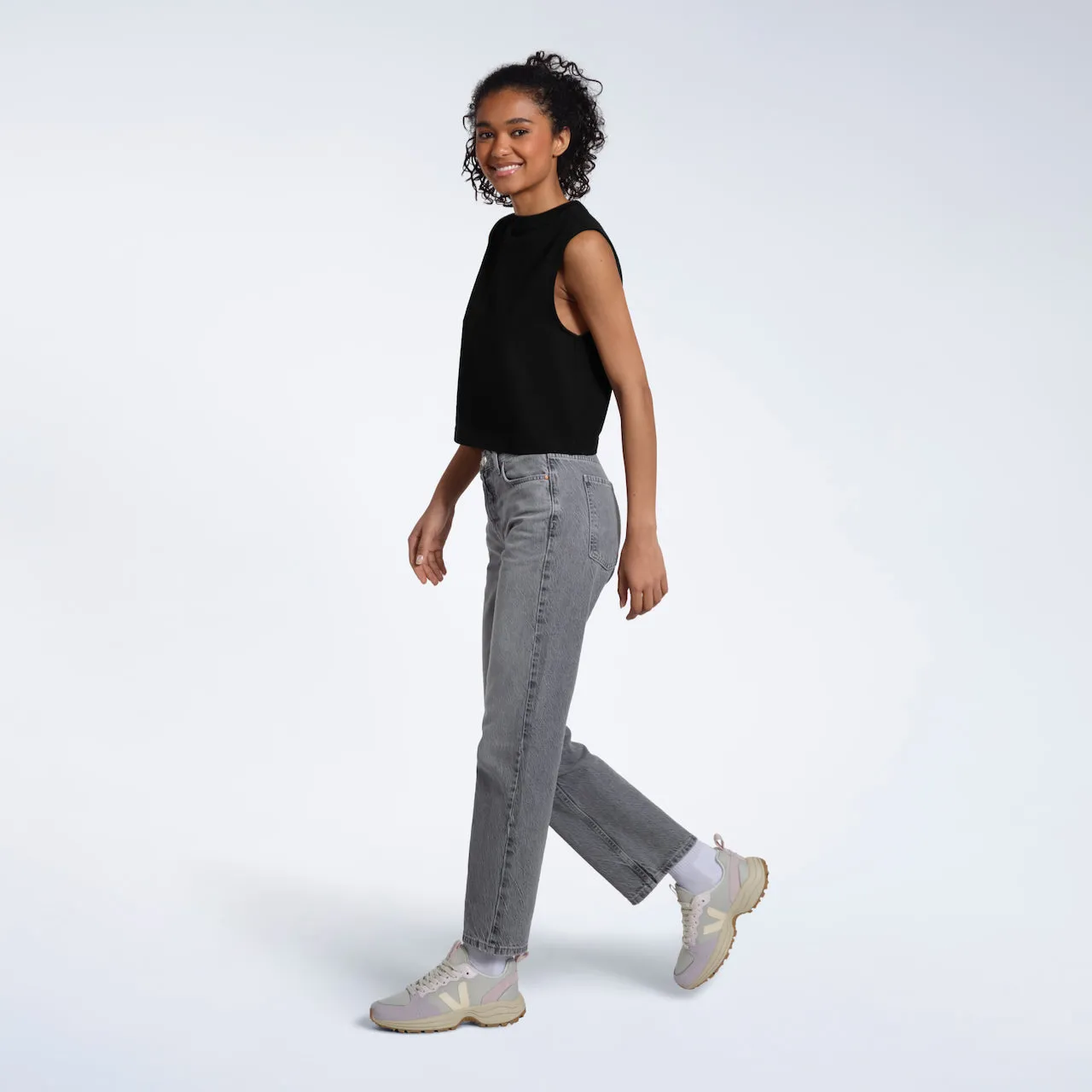 Crew Neck Organic Tank Top