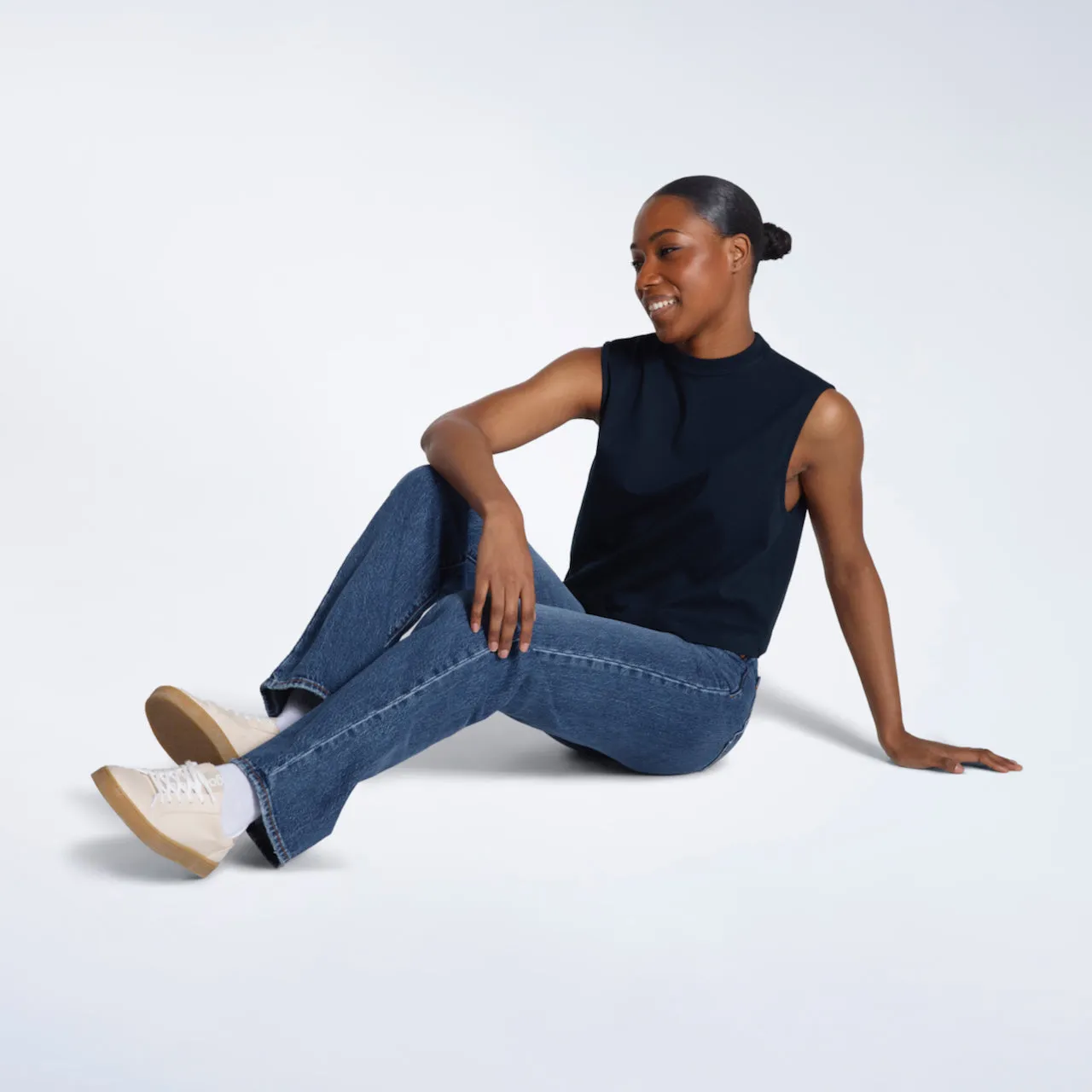 Crew Neck Organic Tank Top