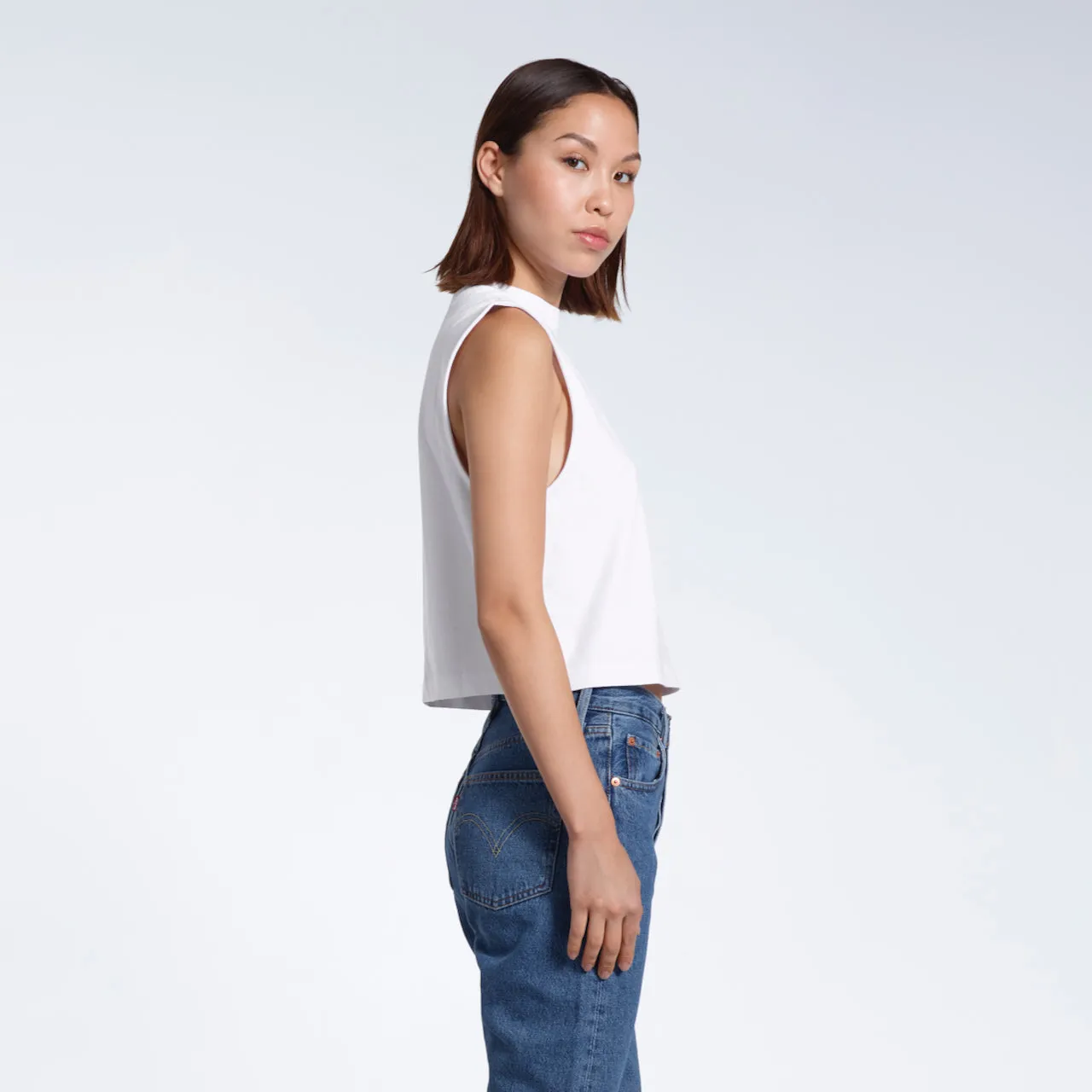 Crew Neck Organic Tank Top