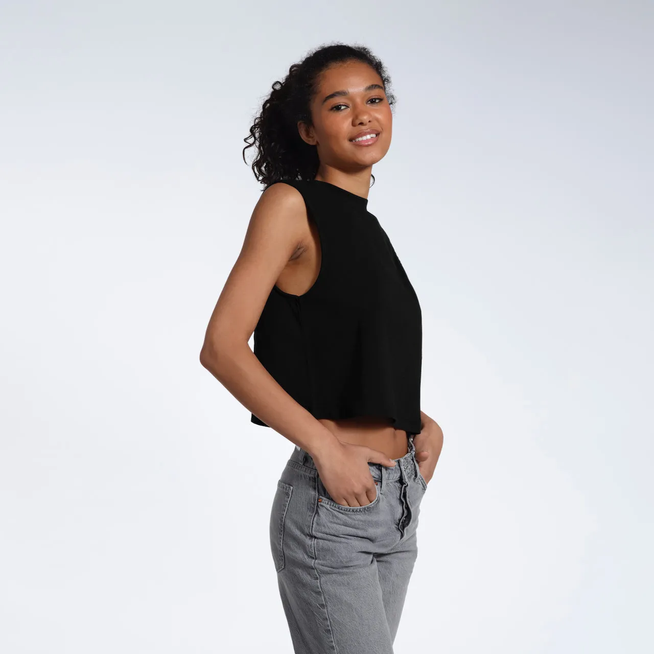 Crew Neck Organic Tank Top