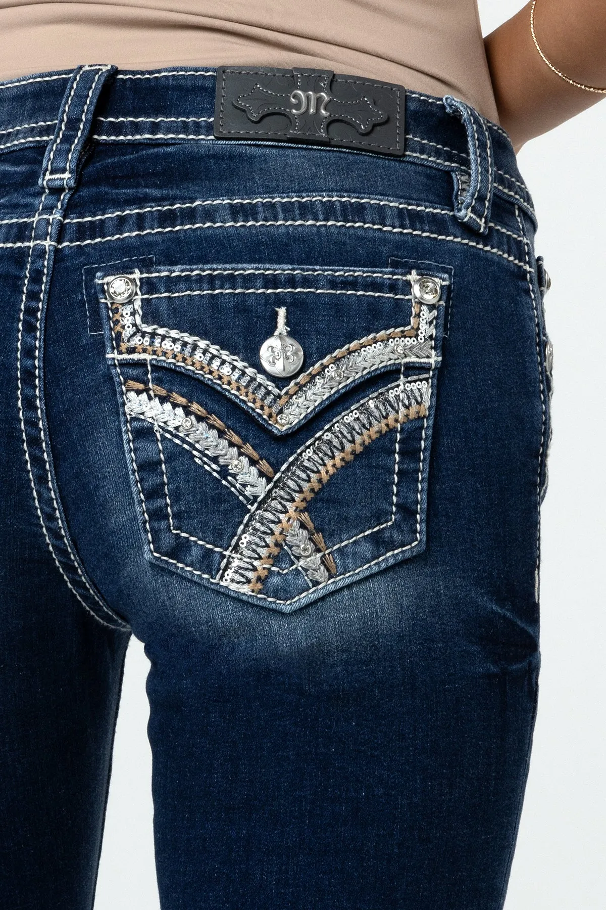 Crissy Karat Straight Jeans