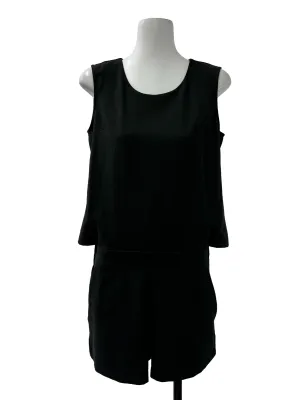 Dark Grey Round Neckromper