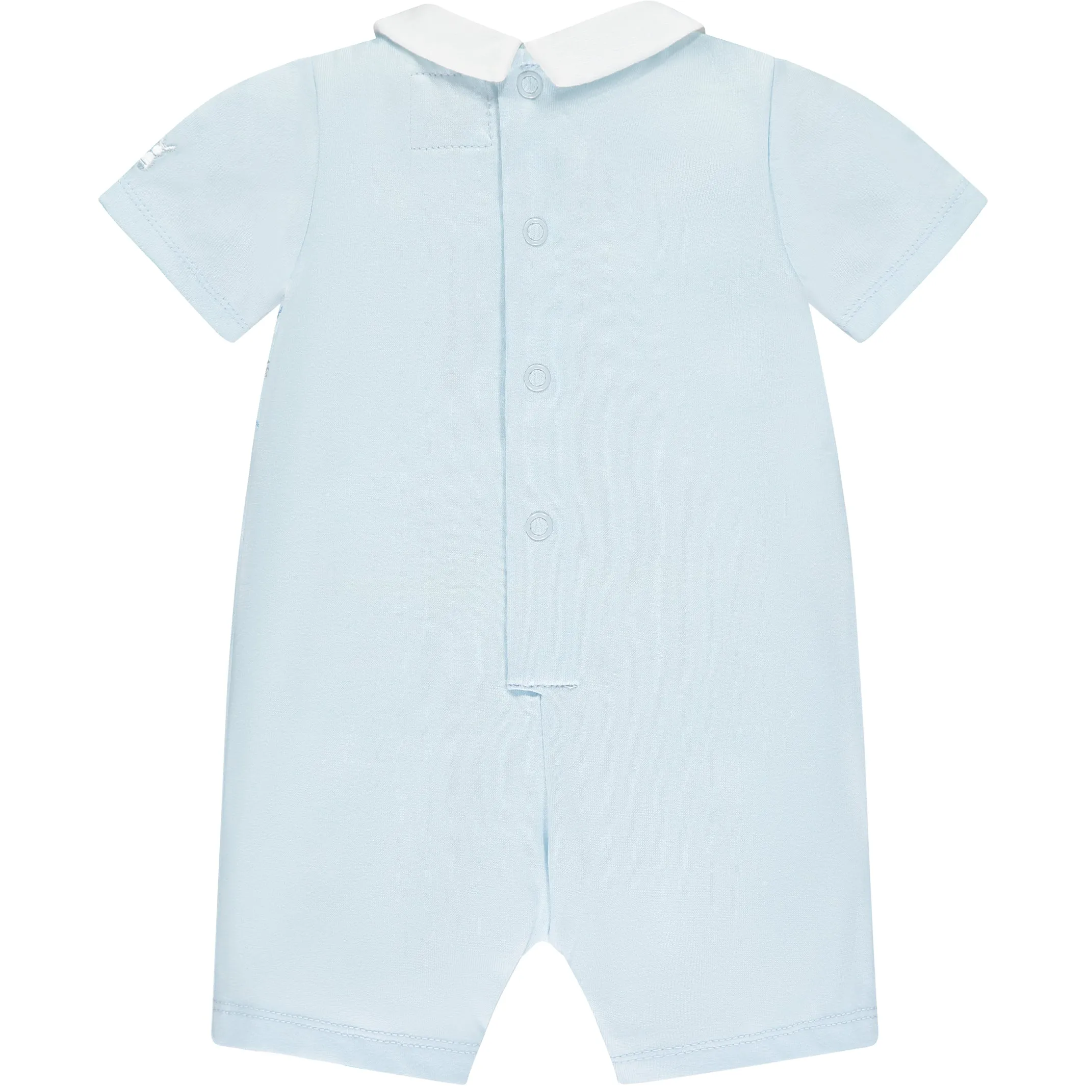 David Blue Baby Romper & Hat