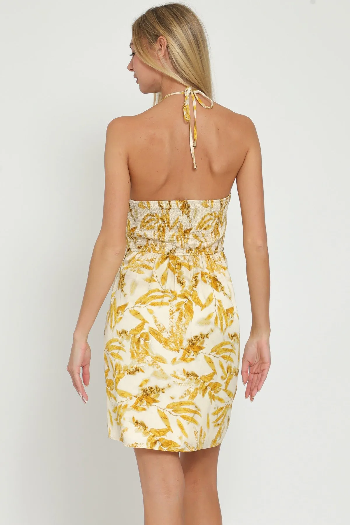 Dezirae Halter Mini Dress
