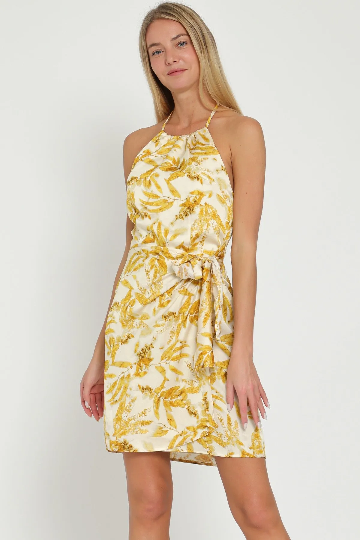 Dezirae Halter Mini Dress