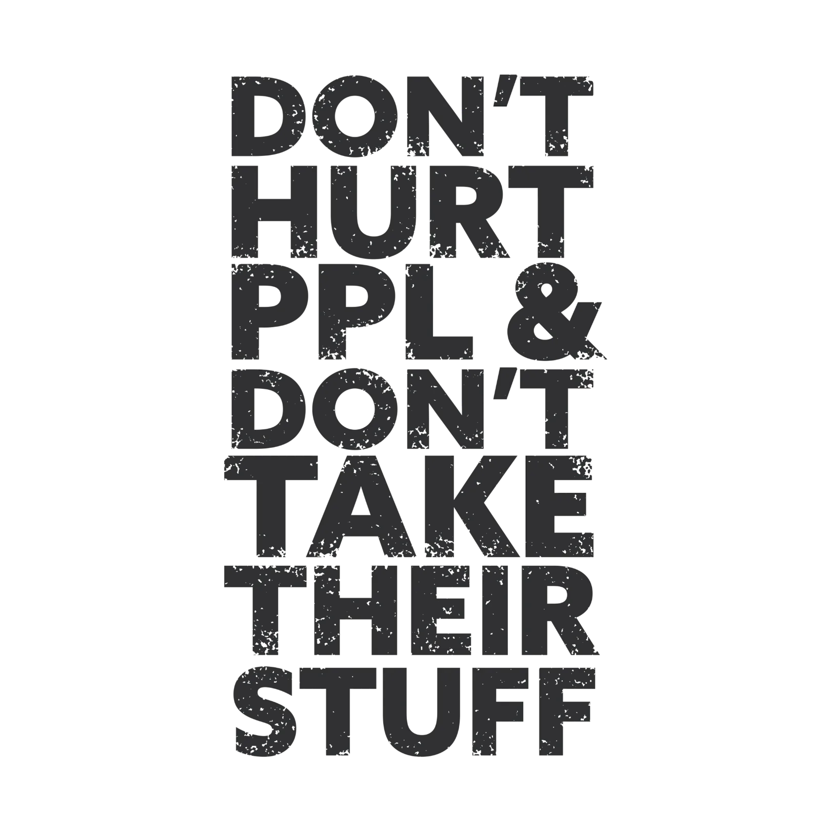 Don't Hurt People | Men's Long Sleeve Tee