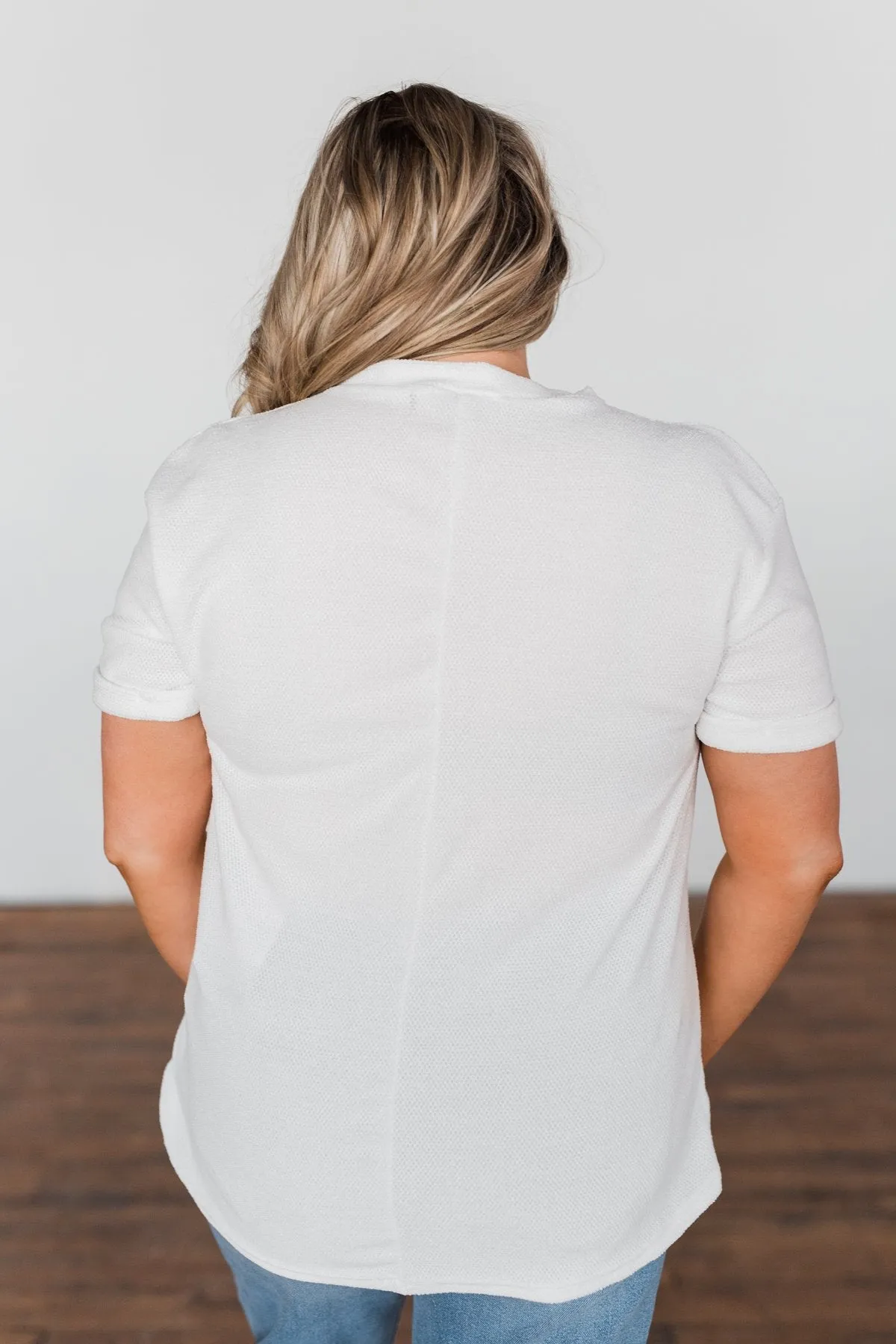 Don't Let Me Be Lonely Top- Off White
