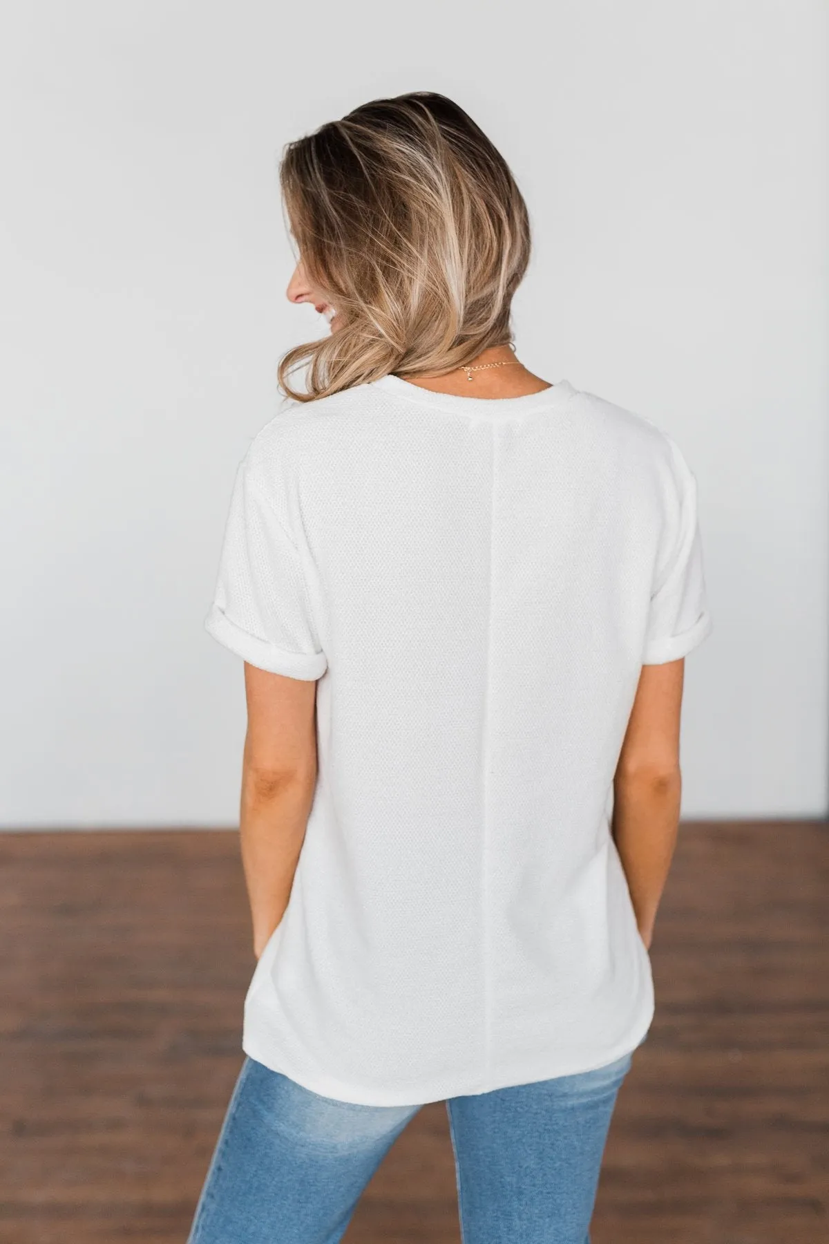 Don't Let Me Be Lonely Top- Off White