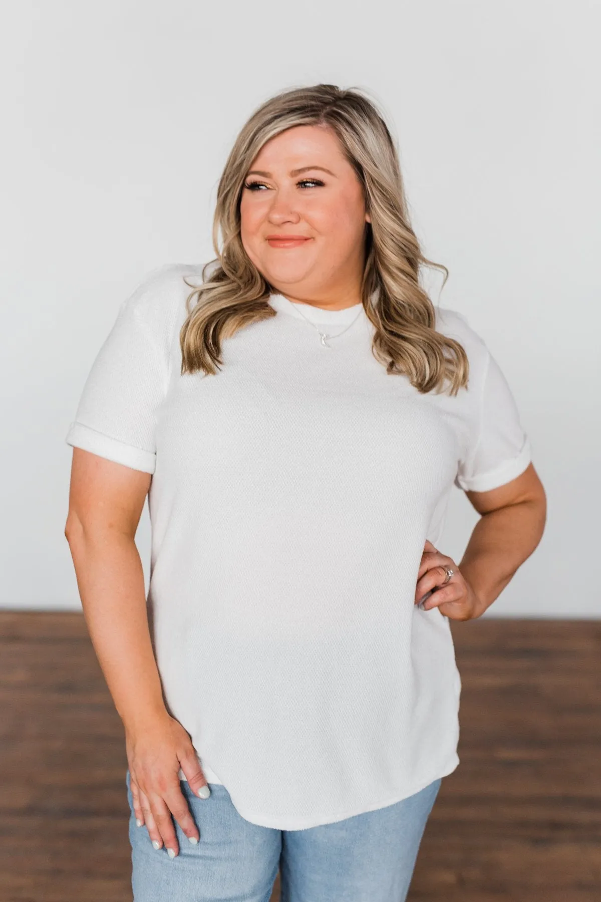 Don't Let Me Be Lonely Top- Off White