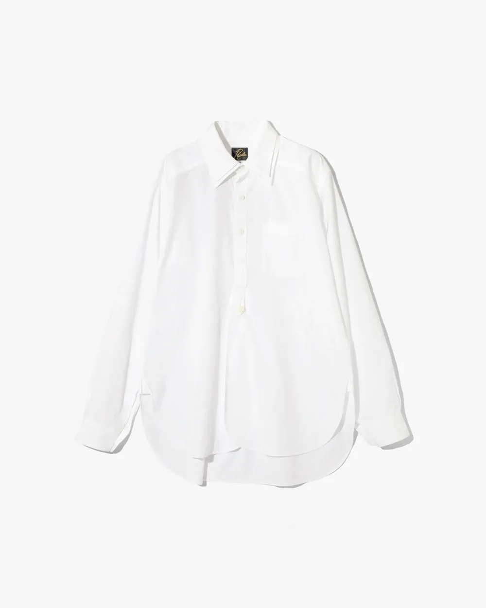 Double Regular Collar EDW Shirt - Cotton Broadcloth - Off White