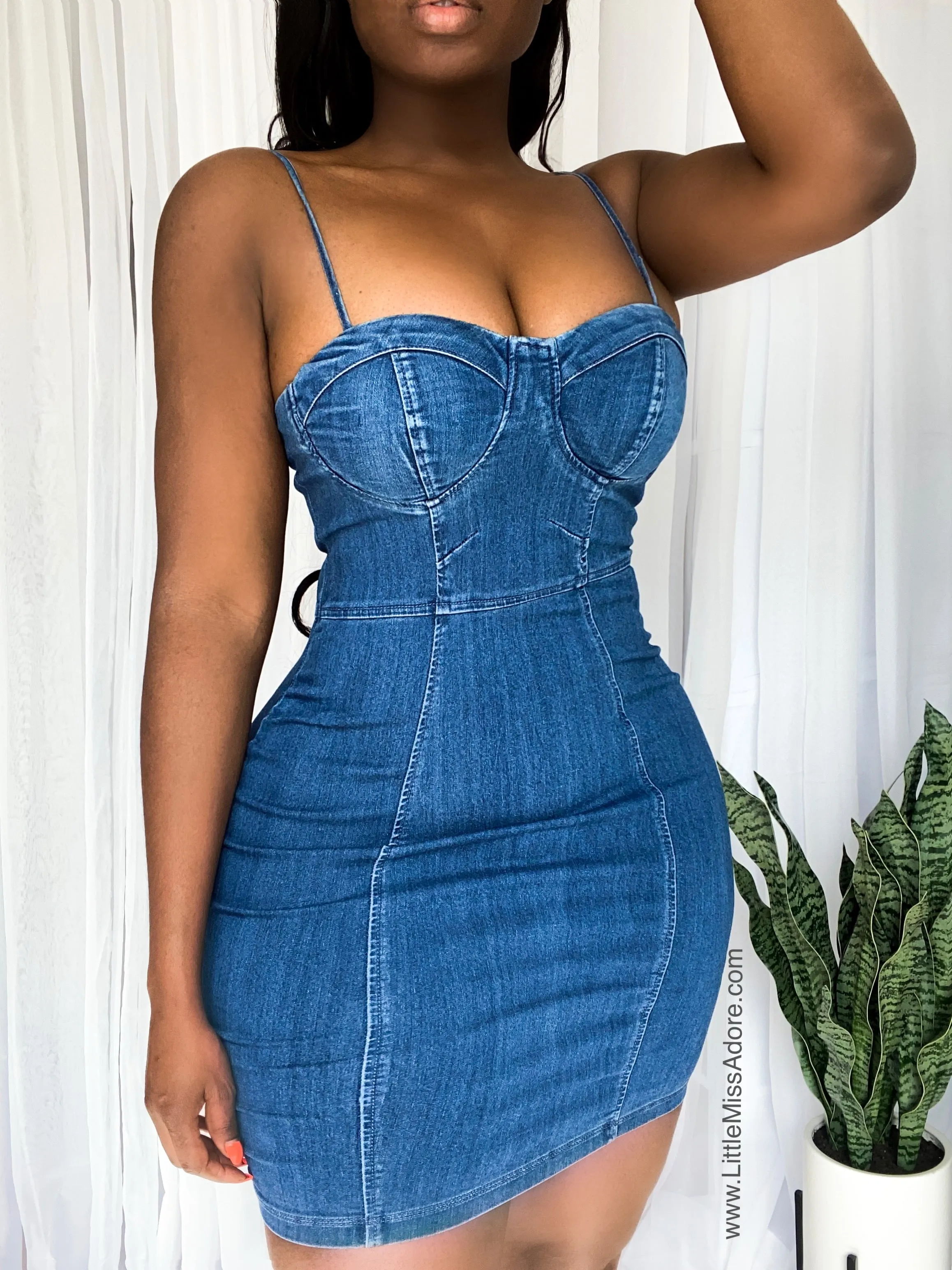 DOWN FOR YOU DENIM | DRESS