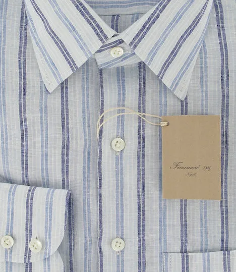 Finamore Napoli Light Blue Shirt – Size: Large US
