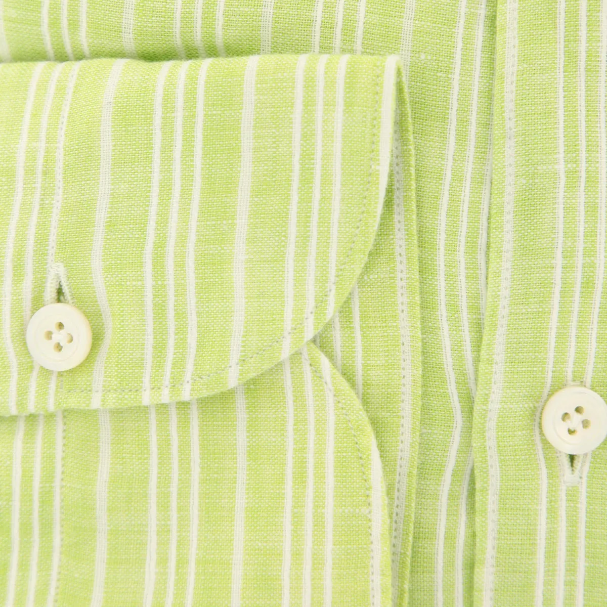 Finamore Napoli Light Green Shirt - Extra Slim
