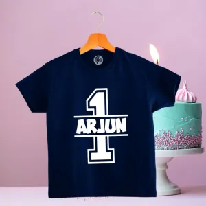 First Birthday T-Shirt Personalized with Kids Name