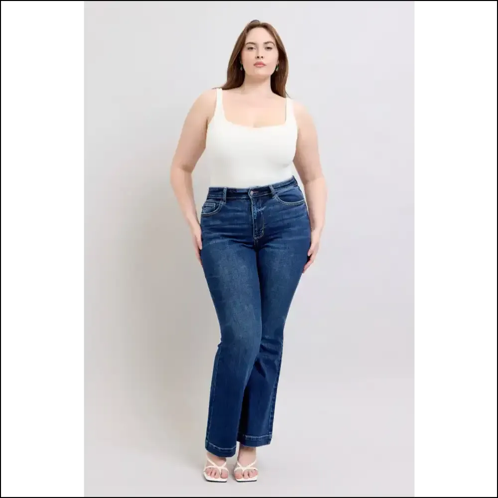 Flare it Up: Judy Blue High Rise Flare Jeans for Friendship Goals! 😄👖