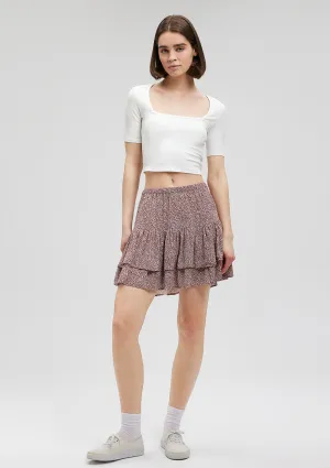 Flower Printed Skirt