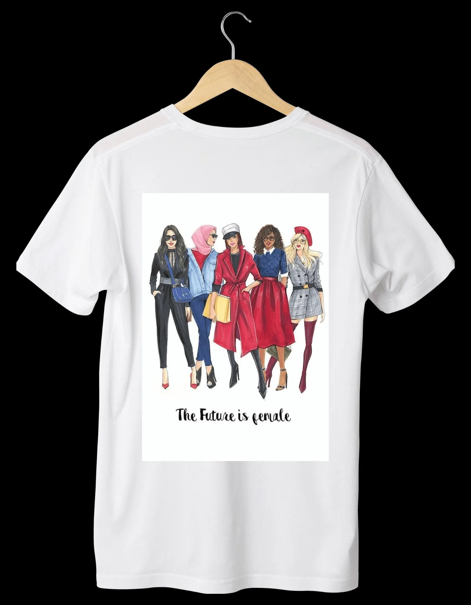 FOR HER Designed White T-Shirts