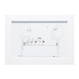 Fortunately Enough (Framed Print)