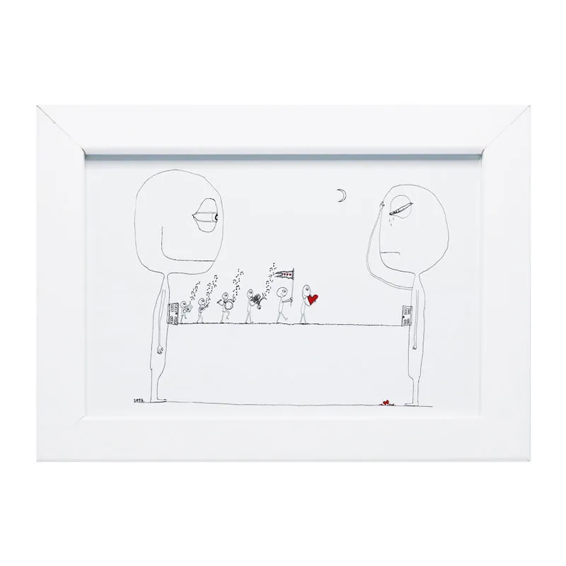Fortunately Enough (Framed Print)