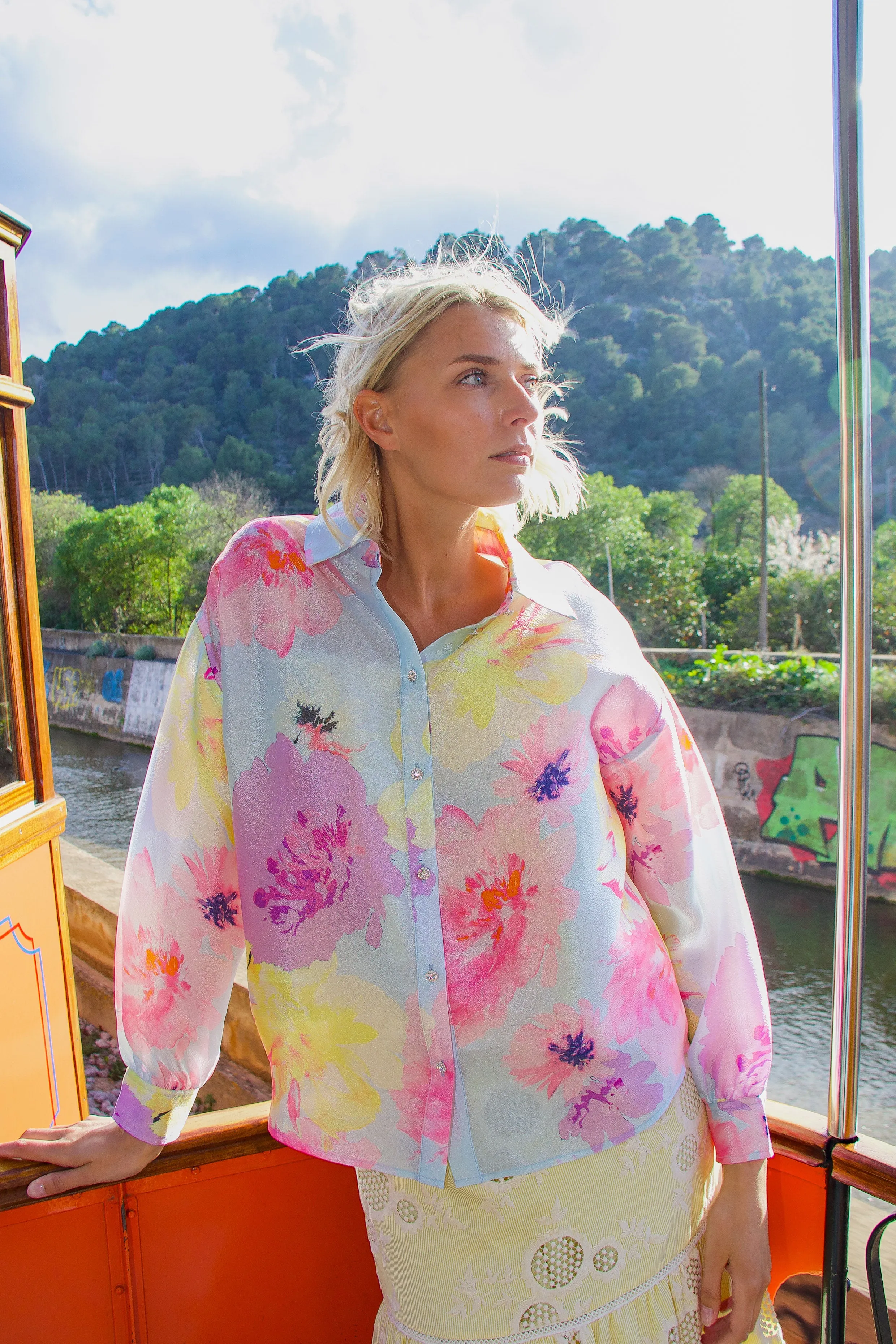 Gina Shirt - Pale Peony