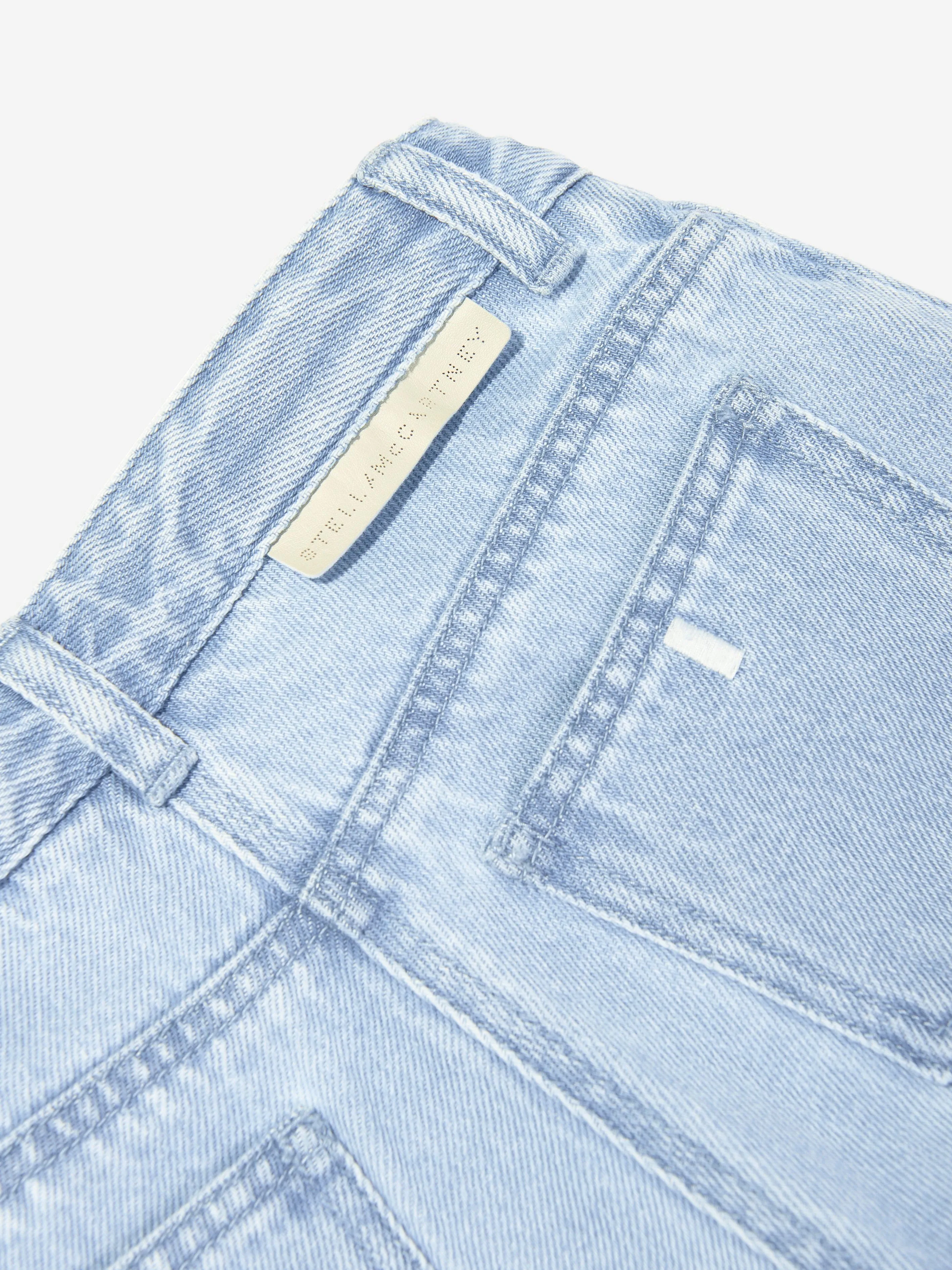 Girls Jewelled Denim Jeans in Blue