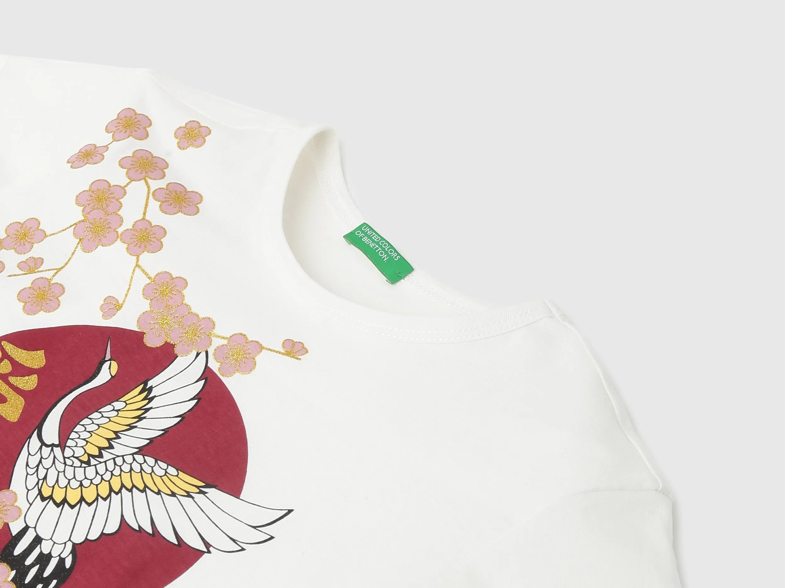 Girls Printed Round Neck T-shirt