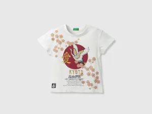 Girls Printed Round Neck T-shirt