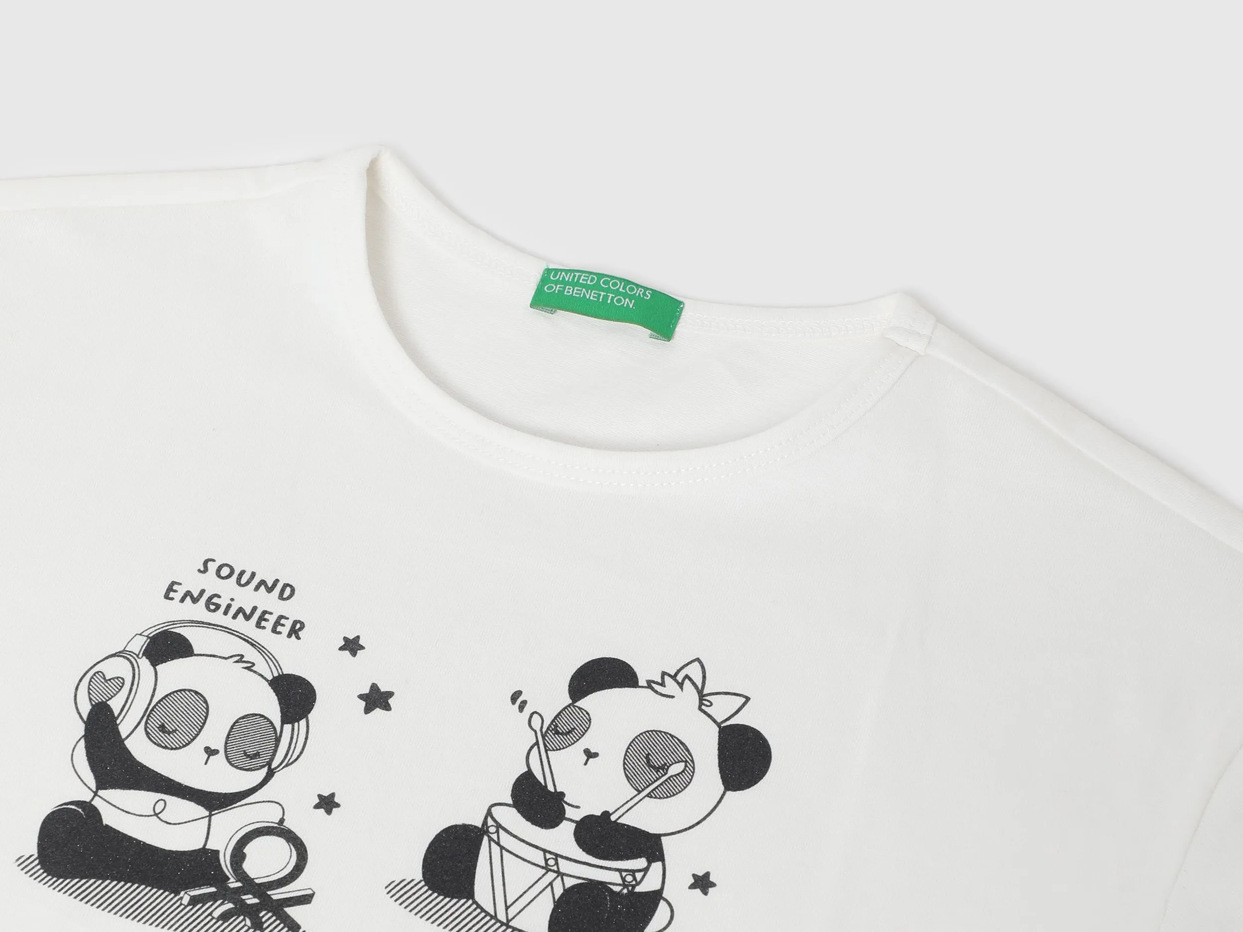 Girls Printed Round Neck T-Shirt