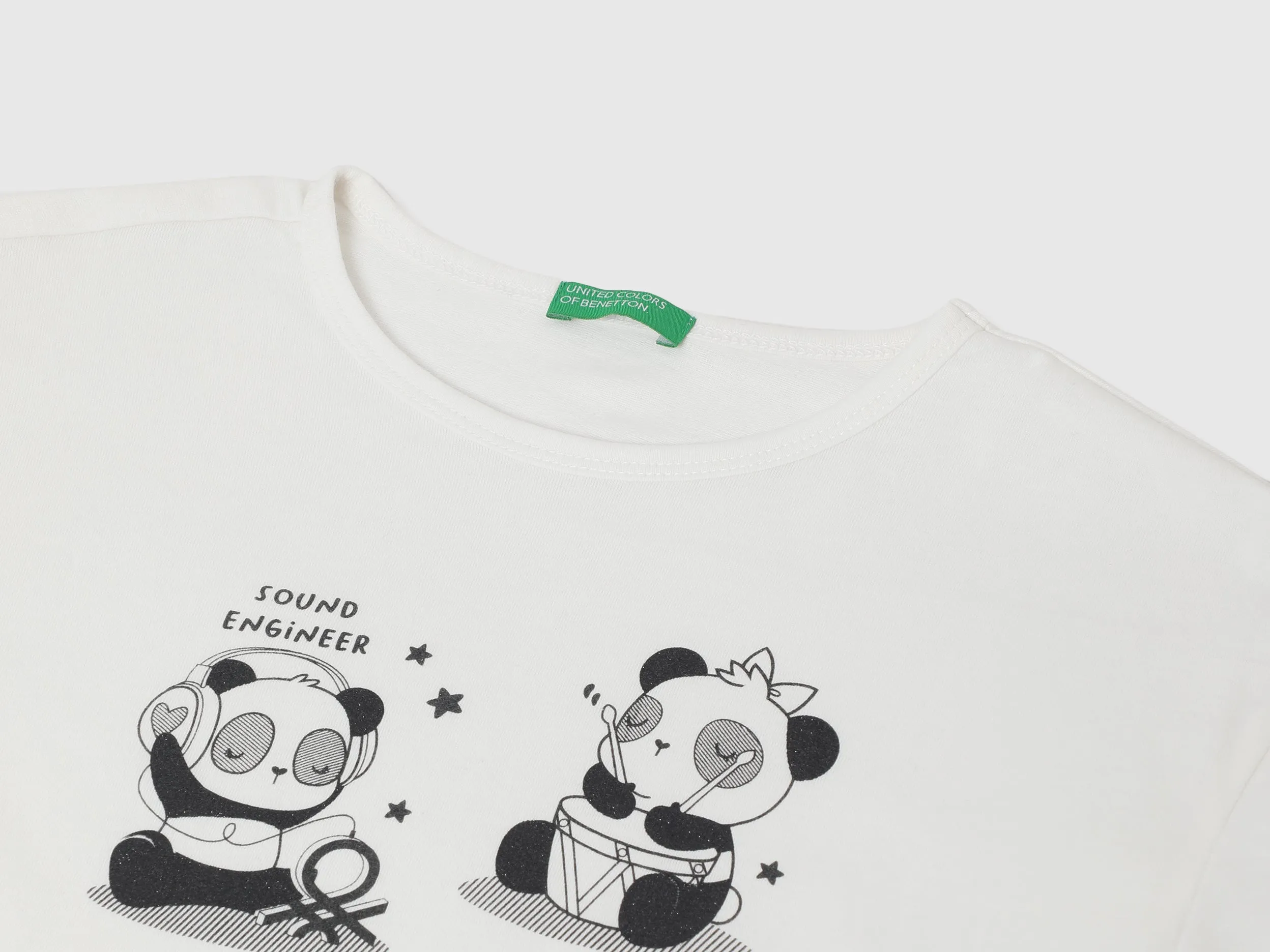 Girls Printed Round Neck T-Shirt