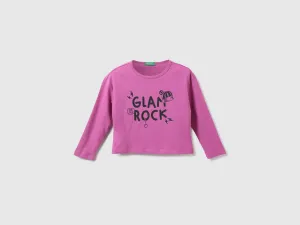 Girls Typography Round Neck T-Shirt