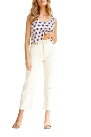 Glamorous High Waisted Straight Leg Jeans TM0558