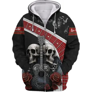Guitar 3D Shirt, Love Guitar, Guitarist Musician Music Player for Man And Woman TShirt Hoodie