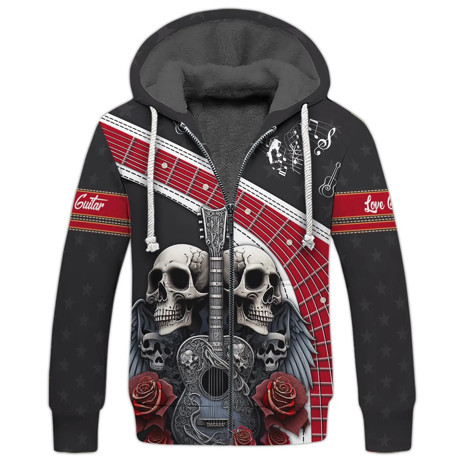 Guitar 3D Shirt, Love Guitar, Guitarist Musician Music Player for Man And Woman TShirt Hoodie