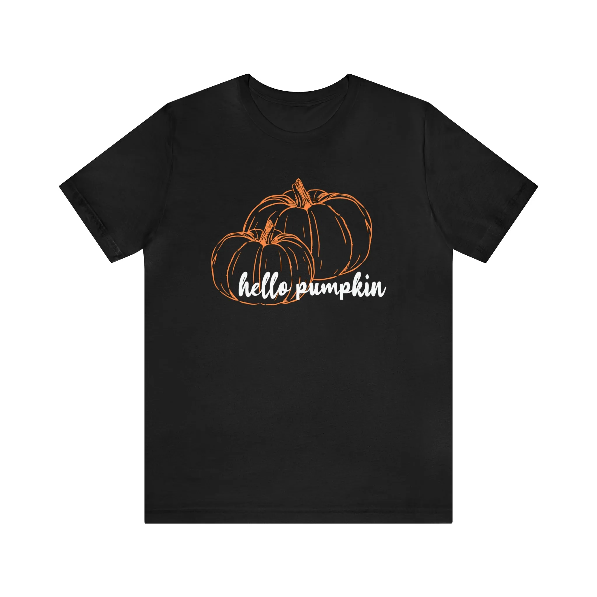 Hello Pumpkin Jersey Short Sleeve Tee (Season)