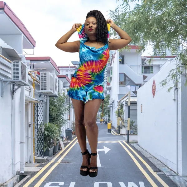 Hot Gyal Hoodie Romper
