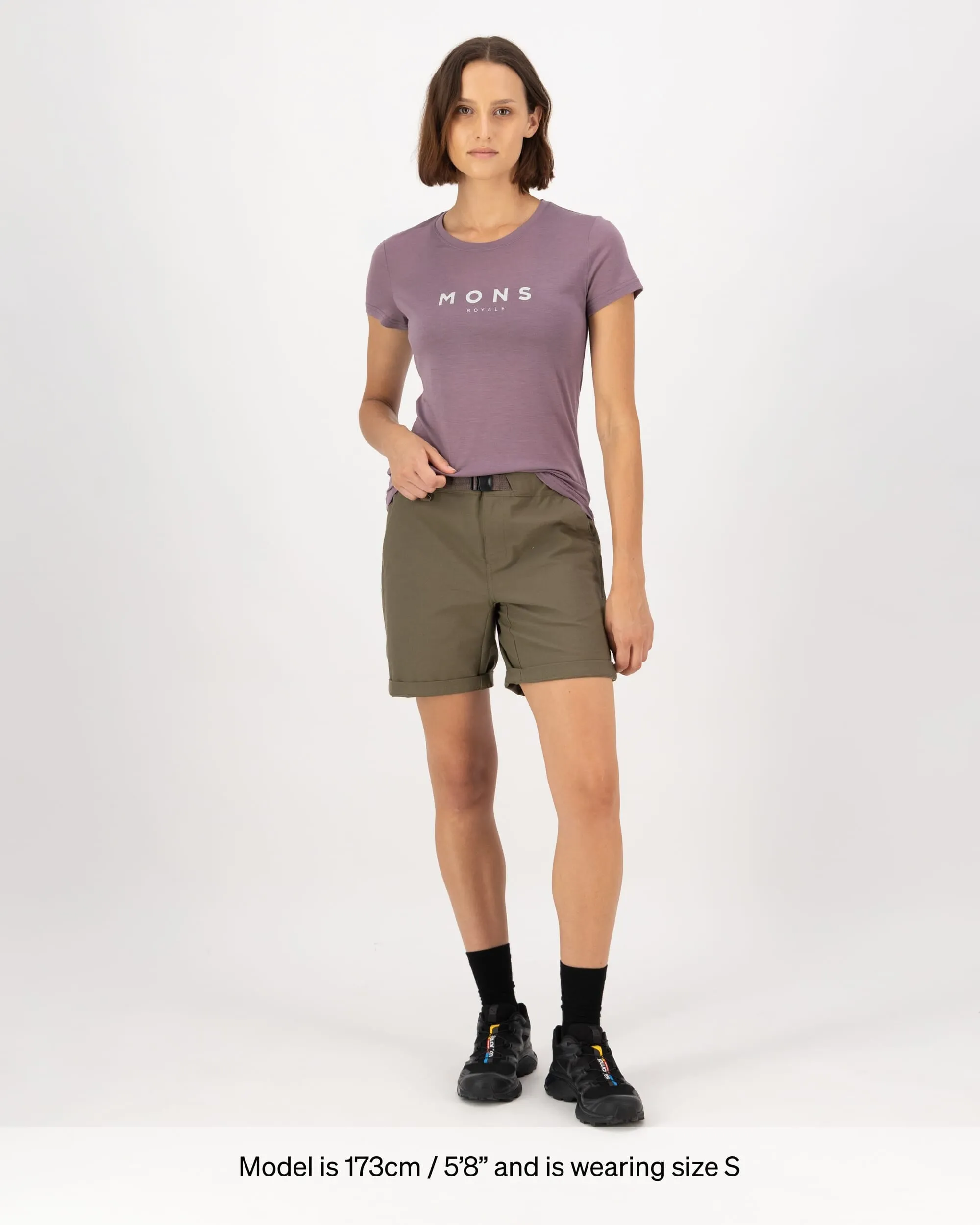Icon Merino Classic T-Shirt - Mauve