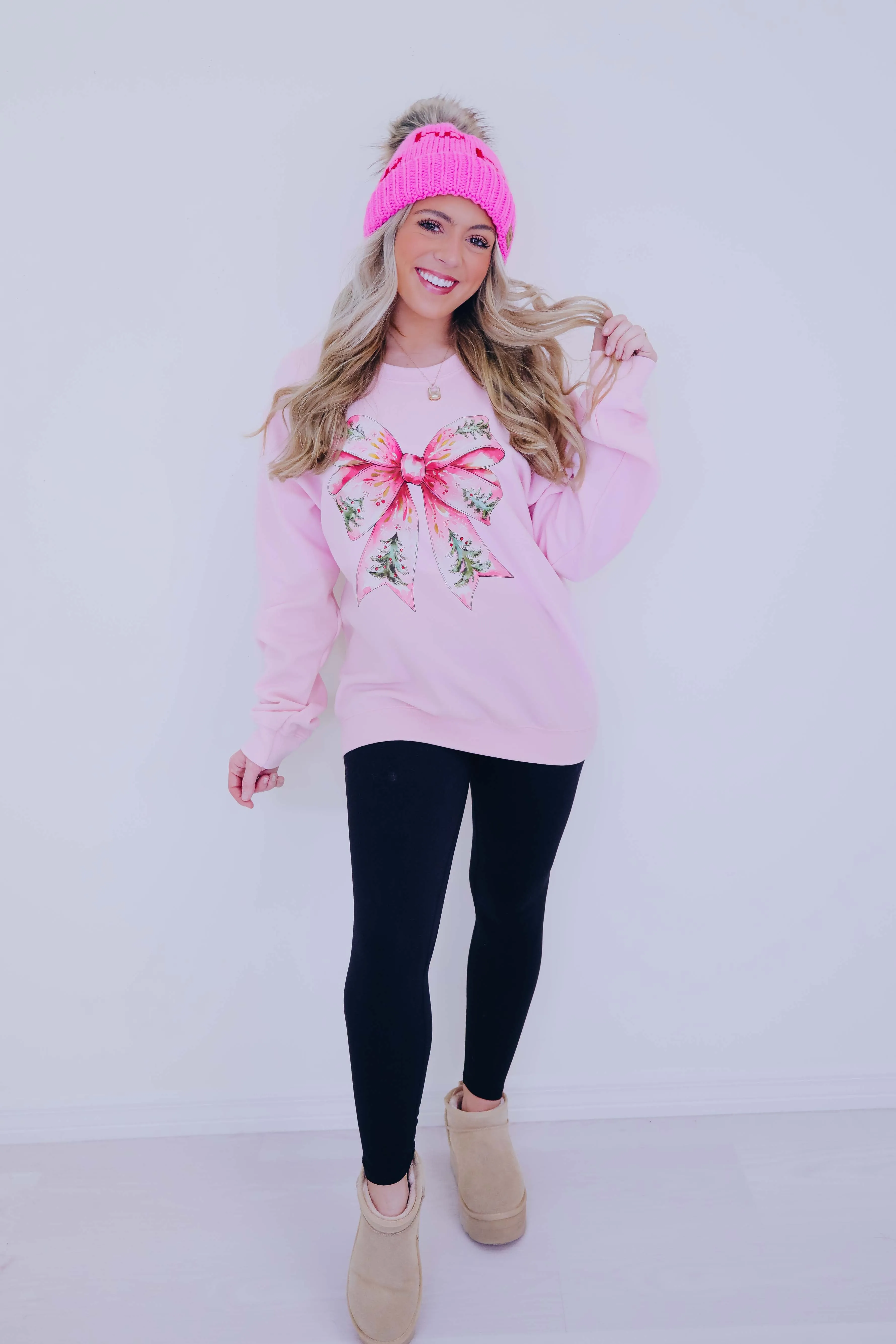 I'm Dreaming Of A Pink Christmas Graphic Sweatshirt
