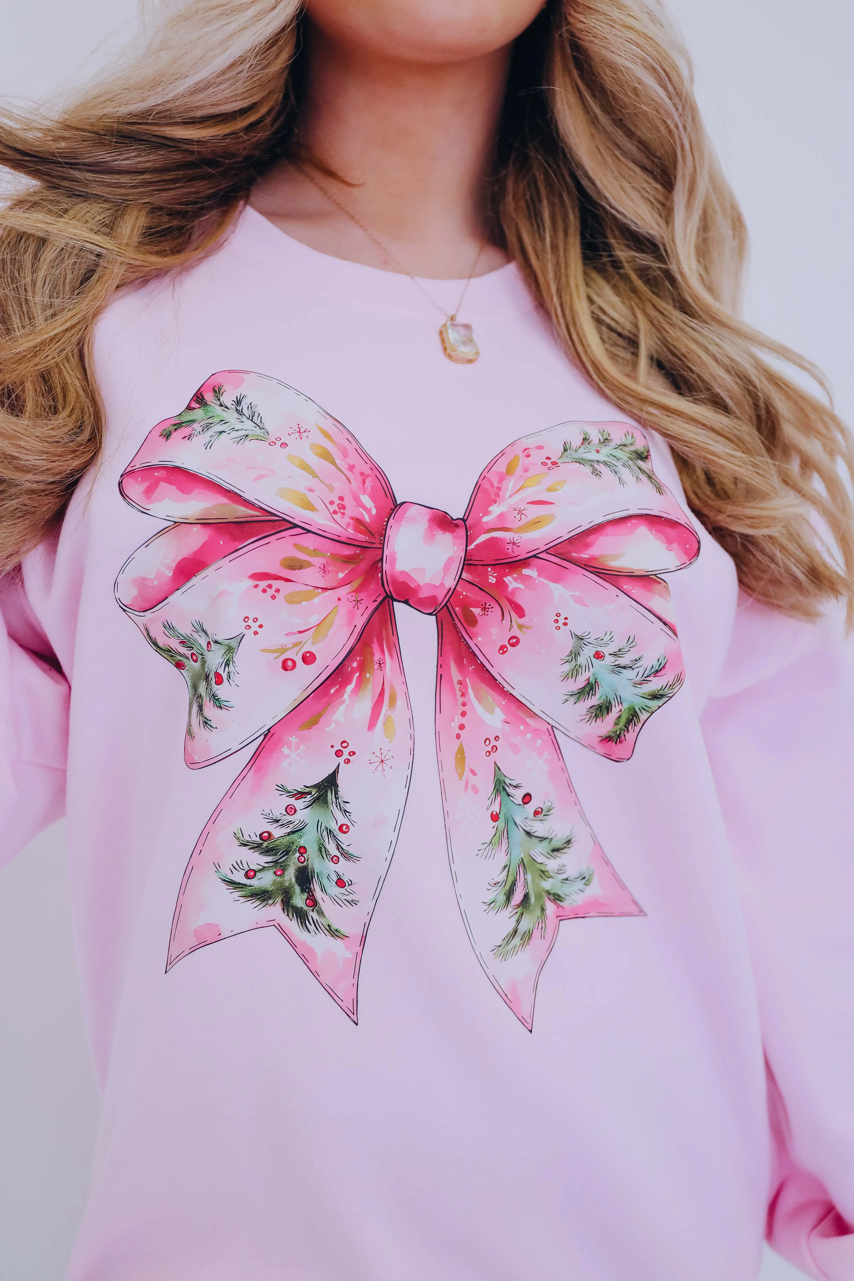 I'm Dreaming Of A Pink Christmas Graphic Sweatshirt