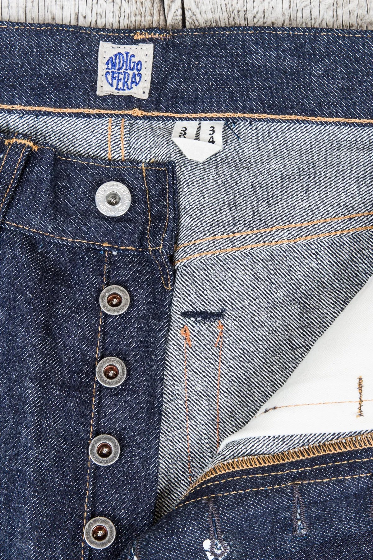 Indigofera Clint Jeans Shrink to Prima Fit
